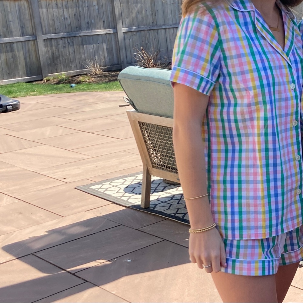 J CREW pajamas!! Worn once!! Size small!! SO CUTE!